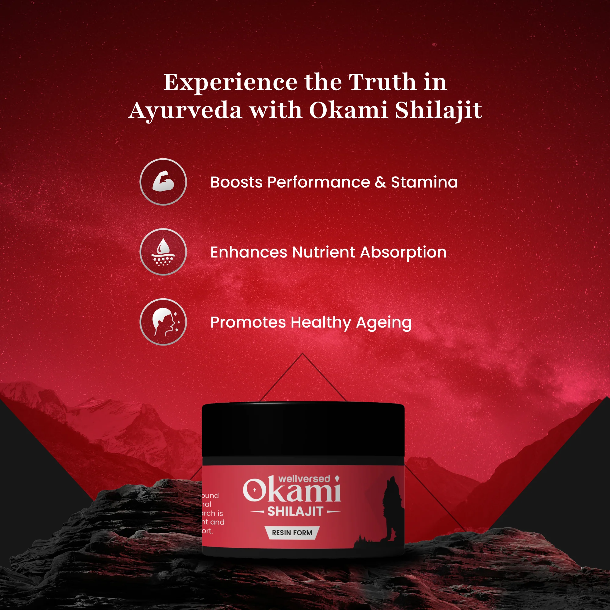 Wellcore Creatine (33 Servings, Tropical Tango) + Okami Shilajit Resin (20g) - Image 5