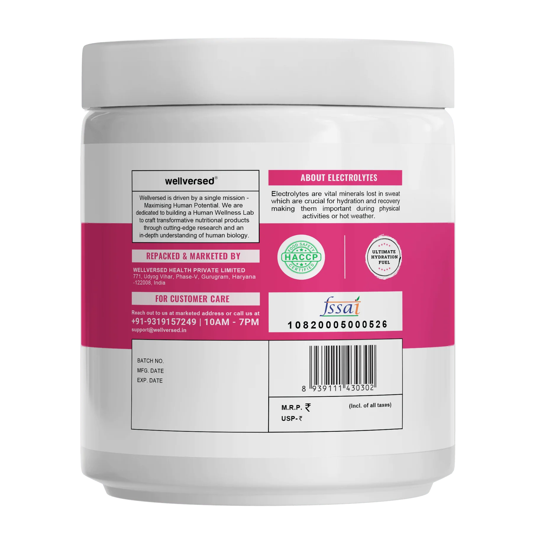 Wellcore - Electrolytes | Miami Thunder | 2x200g, 80 Servings - Image 3