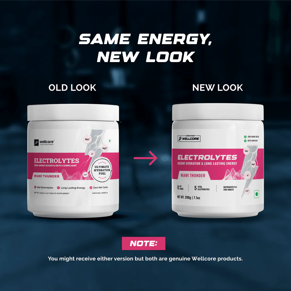 Wellcore - Electrolytes | Miami Thunder | 2x200g, 80 Servings - Image 4