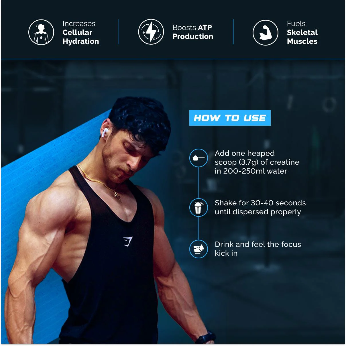 Wellcore - Pure Micronised Creatine Monohydrate (122g, 33 Servings) Fruit Fusion - Image 7