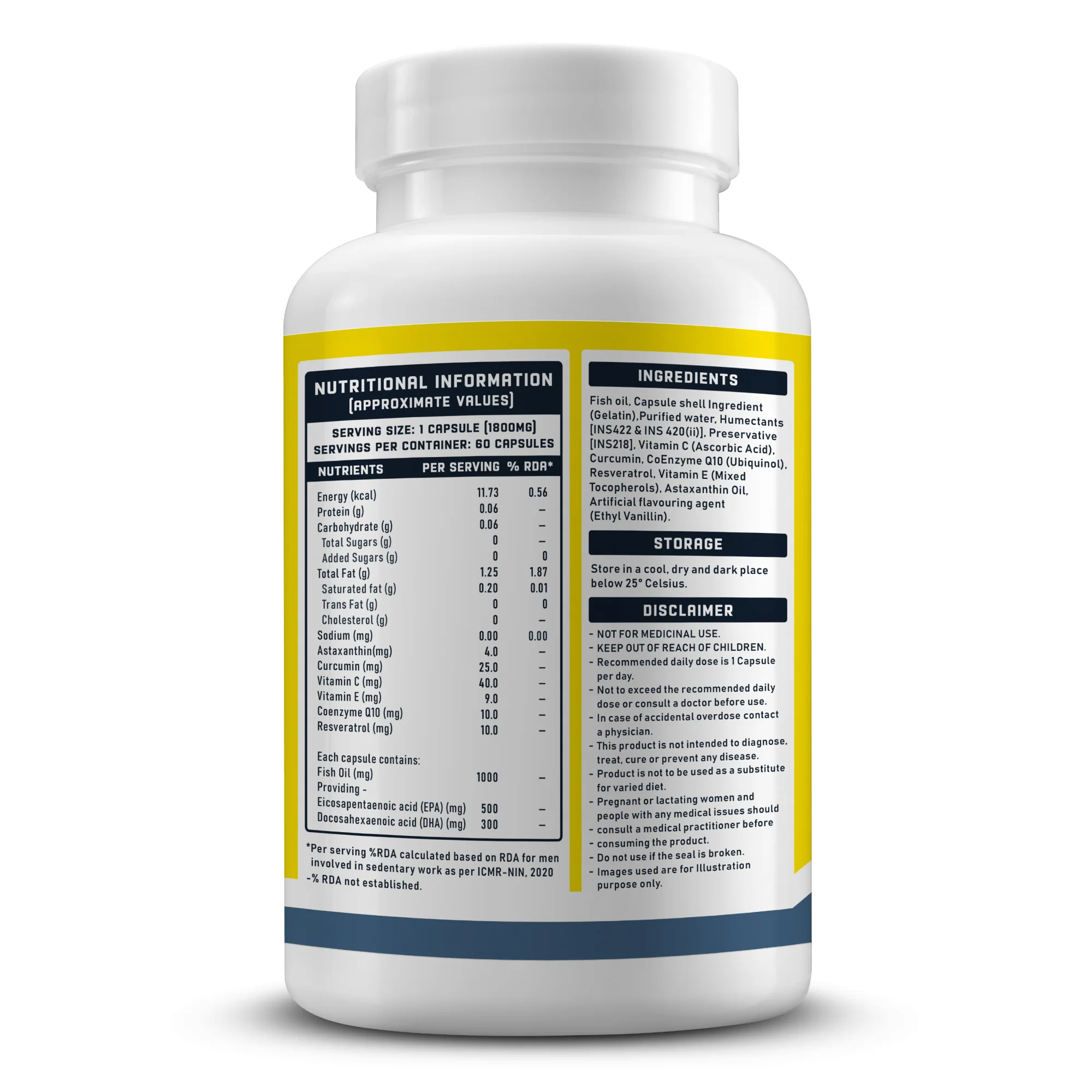 YouWeFit Omega-3 Alpha Recovery Capsules - Image 2